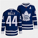 Men's Toronto Maple Leafs Black #44 Morgan Rielly Blue 2022 Reverse Retro Stitched Jersey Dzhi,baseball caps,new era cap wholesale,wholesale hats